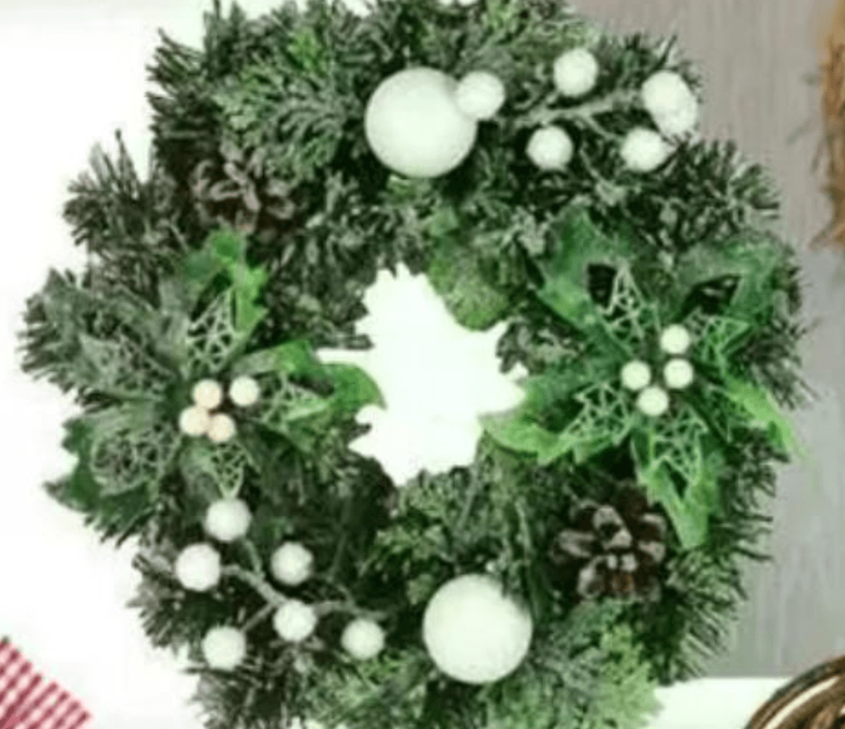 Adventni venec z bunkicami 30 cm - Akcija v trgovini Mercator