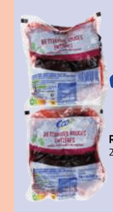 Rdeča pesa 2 x 500 g - Akcija v trgovini E.Leclerc