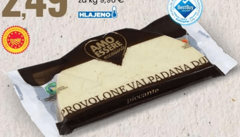 Amo Essere Eccellente Sir Provolone Valpadana DOP 250 g - Akcija v trgovini Eurospin