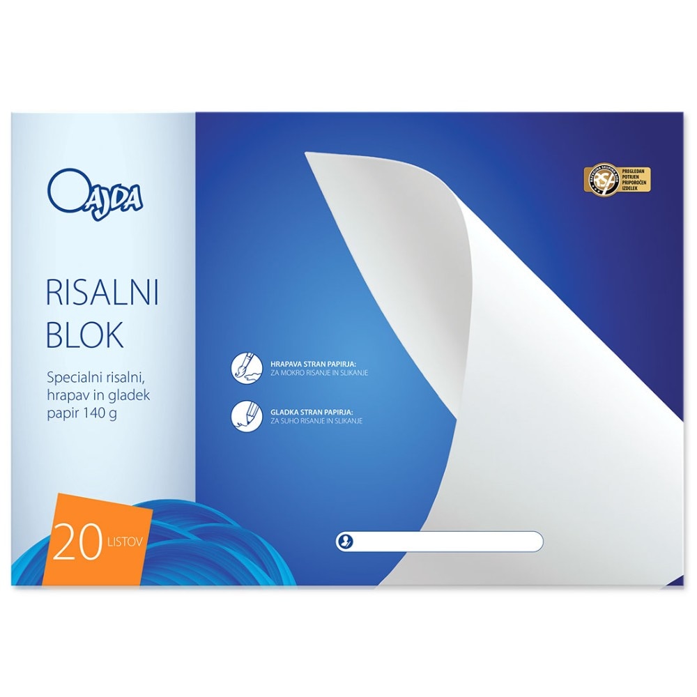 Oya Risalni blok 20-listni Akcija v trgovini E.Leclerc