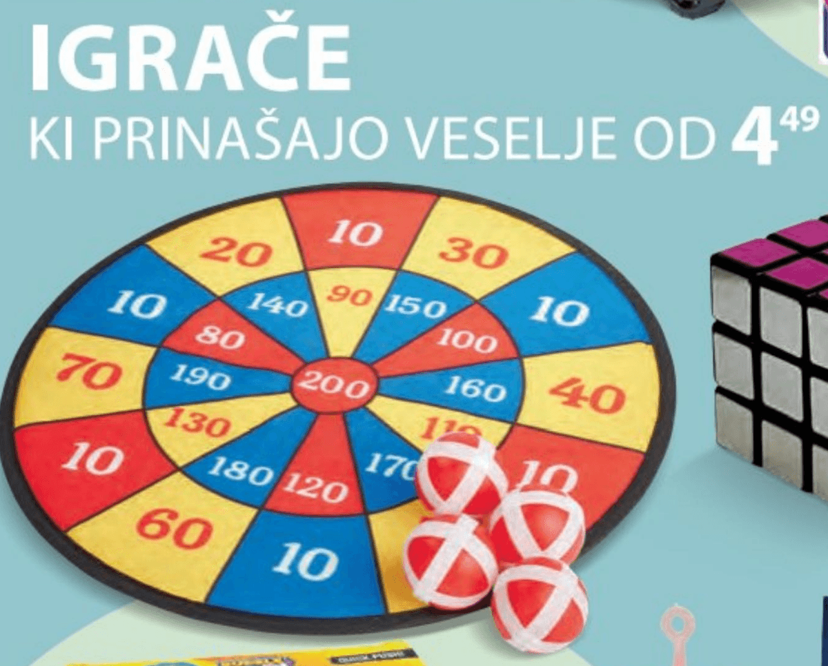 Dartboard - Akcija v trgovini NKD