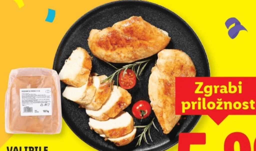VALIPILE Sveže piščančje prsi pribl. 1 kg - Akcija v trgovini Lidl