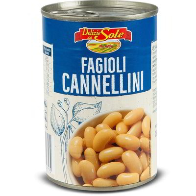 Delizie dal Sole Beli fižol Cannellini 400 g - Akcija v trgovini Eurospin
