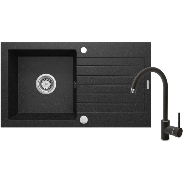 Pomivalno korito z armaturo Deante Zorba ZQZV 2113 - Akcija v trgovini Merkur