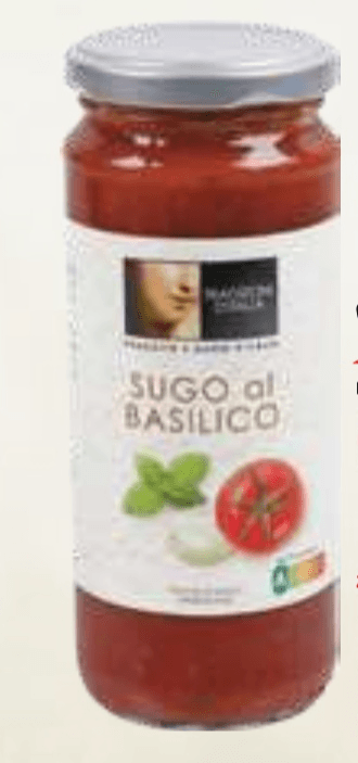 Paradižnikova omaka z baziliko 340 g - Akcija v trgovini E.Leclerc