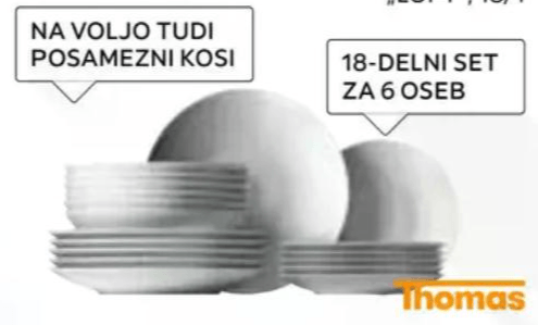 Kombinirani jedilni servis "LOFT" 18/1 - Akcija v trgovini Lesnina