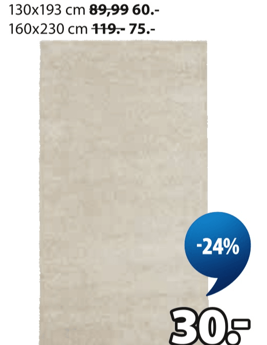 Preproga VILLEPLE - Akcija v trgovini Jysk