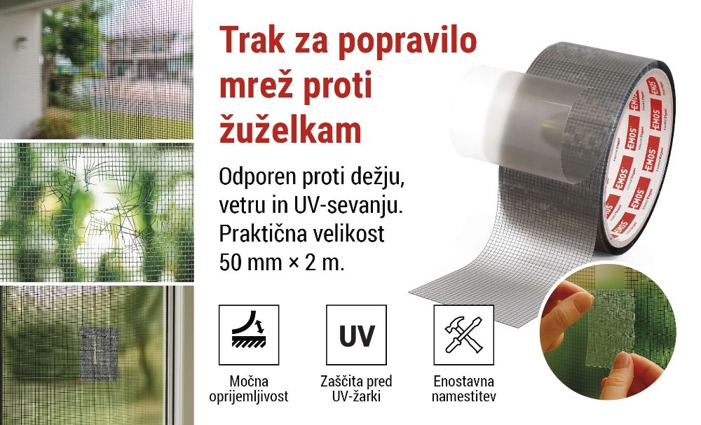 Trak za popravilo mreže EMOS - Akcija v trgovini Spar