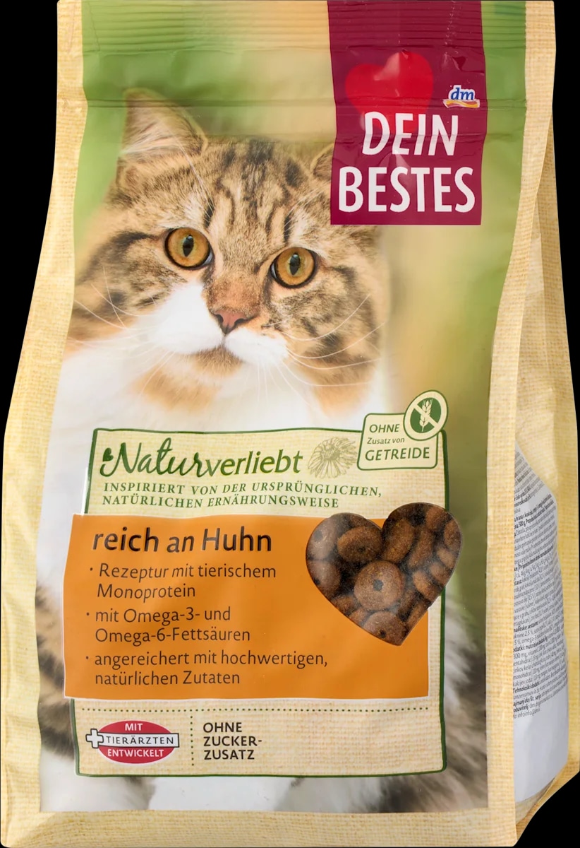 Dein Bestes Naturverliebt popolna hrana za mačke 500 g - Akcija v trgovini Dm