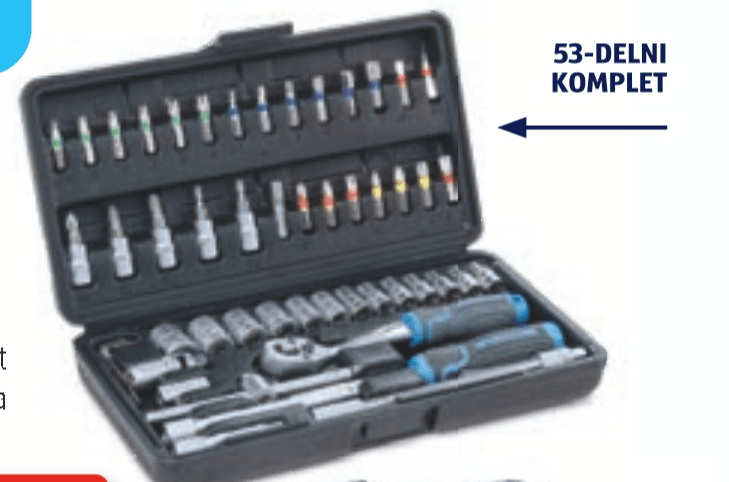 Workzone Komplet nasadnih ključev - Akcija v trgovini Hofer