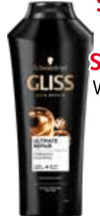 Šampon ali balzam v spreju Gliss 200 ml ali 400 ml - Akcija v trgovini Jager