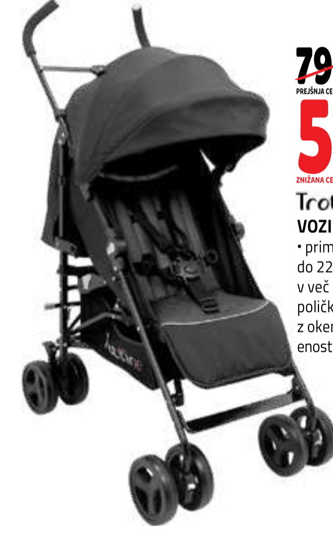 Bebeconfort voziček Rainbow Akcija v trgovini E.Leclerc