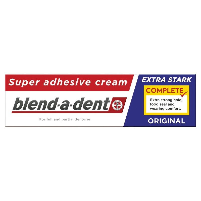 blend-a-dent Original pričvrstilna krema za zobne proteze 47 g - Akcija v trgovini Dm