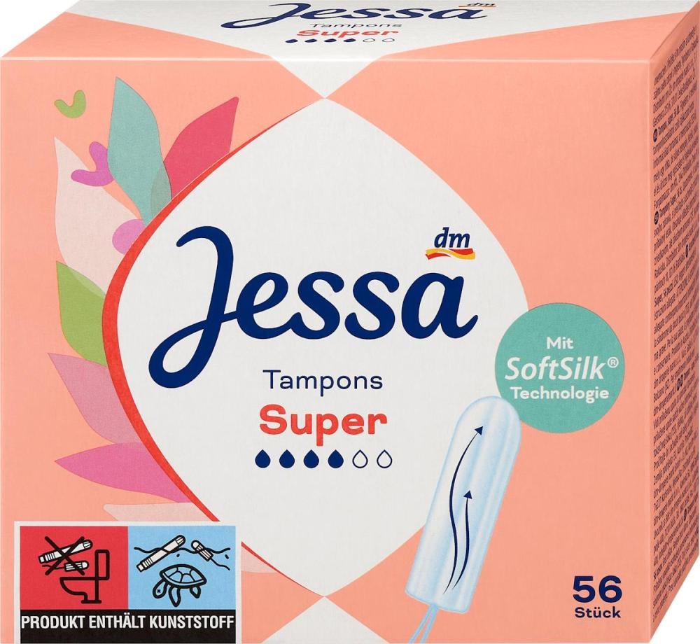Jessa Super tamponi 56 kosov - Akcija v trgovini Dm