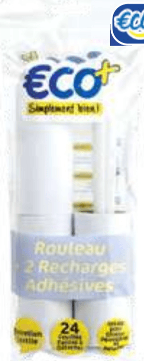 Valjček za oblačila 1 set ECO+ - Akcija v trgovini E.Leclerc