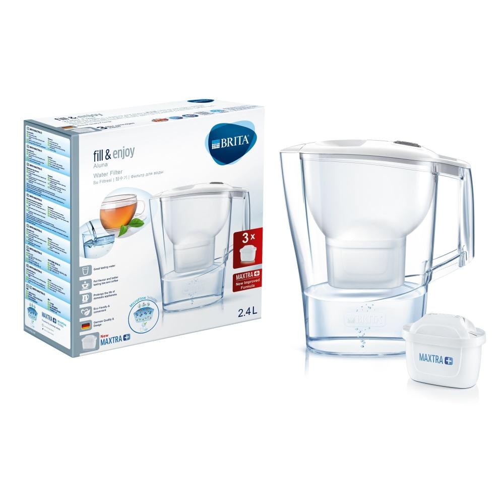 Brita Vrč za filtriranje vode Aluna Cool 2,4 l - Akcija v trgovini E.Leclerc