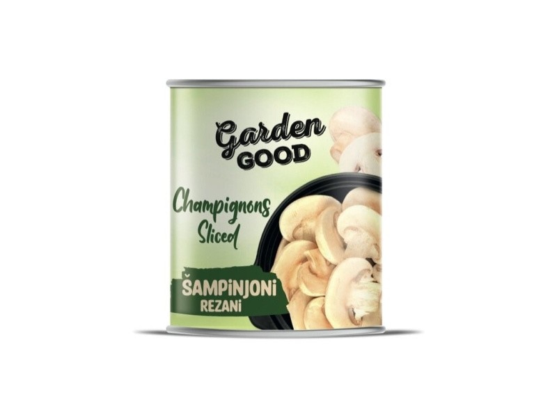 Garden Good rezani šampinjoni 390 g Akcija v trgovini Mercator