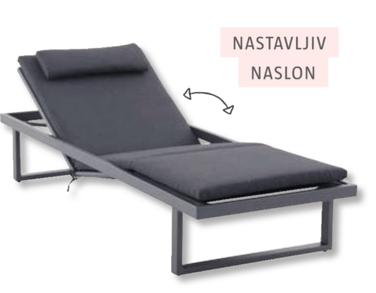 Vrtni ležalnik 'Lumar' - Akcija v trgovini Bauhaus