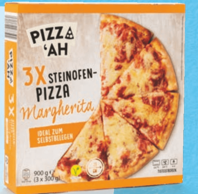 Pizzah Pica Margerita 3 x 300 g - Akcija v trgovini Hofer