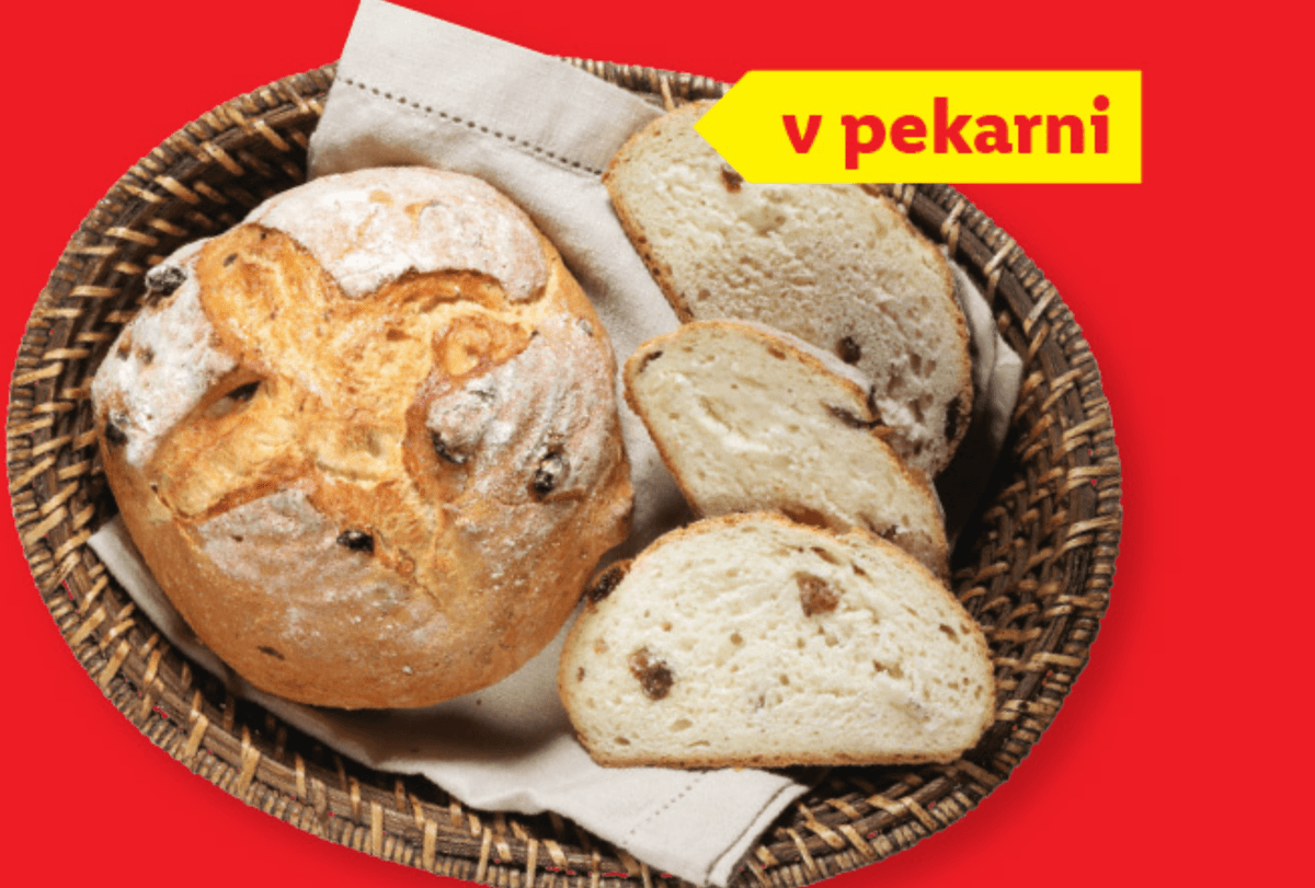 Praznični kruh 350 g - Akcija v trgovini Lidl