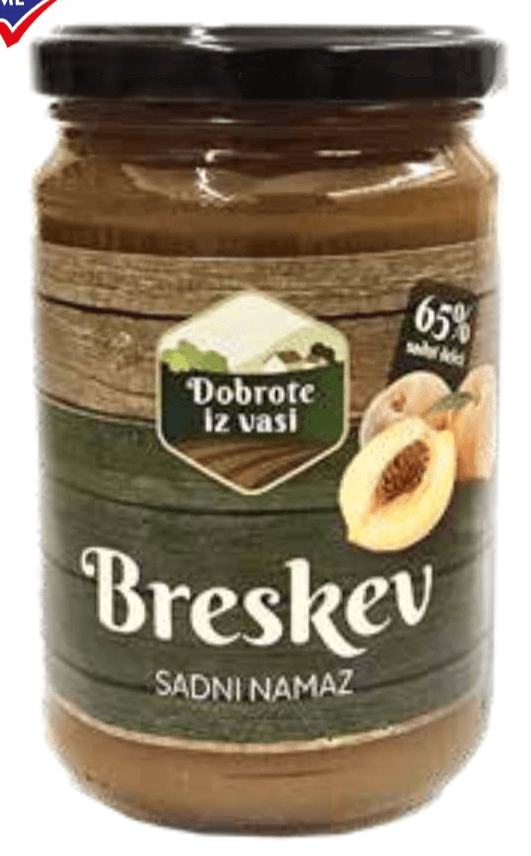 Sadni namaz Breskev Dobrote iz vasi 330 g - Akcija v trgovini Jager