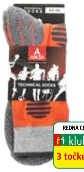 Tehnične nogavice 1 par Anda - Akcija v trgovini Jager