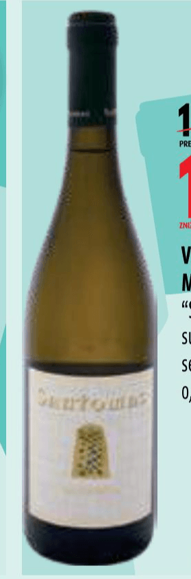 Vrhunsko vino ZGP Malvazija "Santomas" 0,75 l Akcija v trgovini E.Leclerc