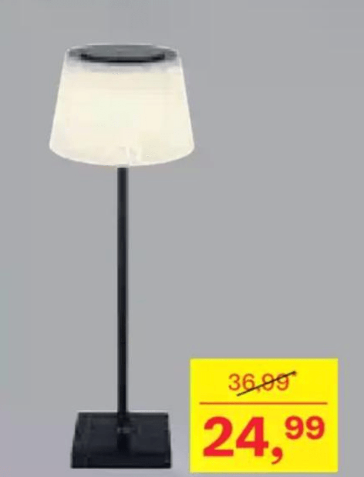 Namizna svetilka - Akcija v trgovini Rutar