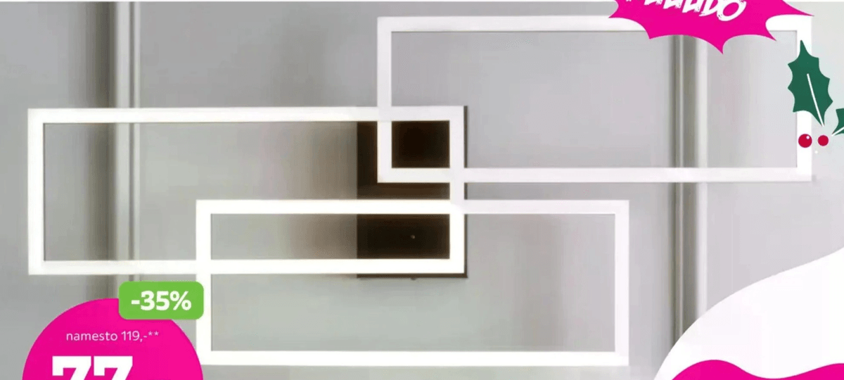 Stropna LED-svetilka „BEKKA" - Akcija v trgovini Mömax