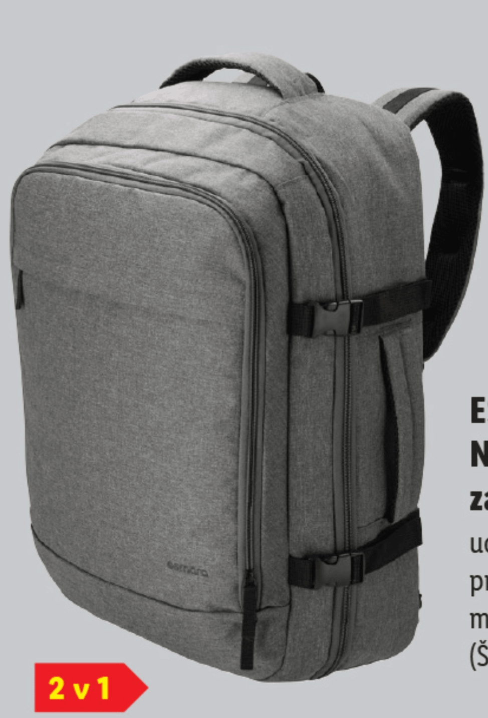 ESMARA Nahrbtnik - Akcija v trgovini Lidl