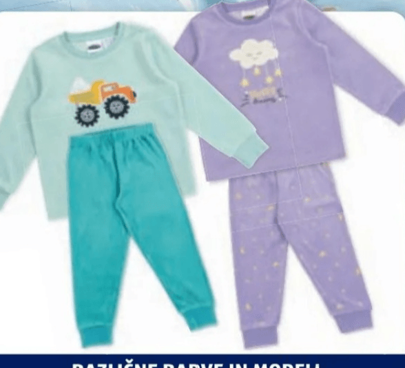 LILY & DAN Pižama za malčke - Akcija v trgovini Hofer