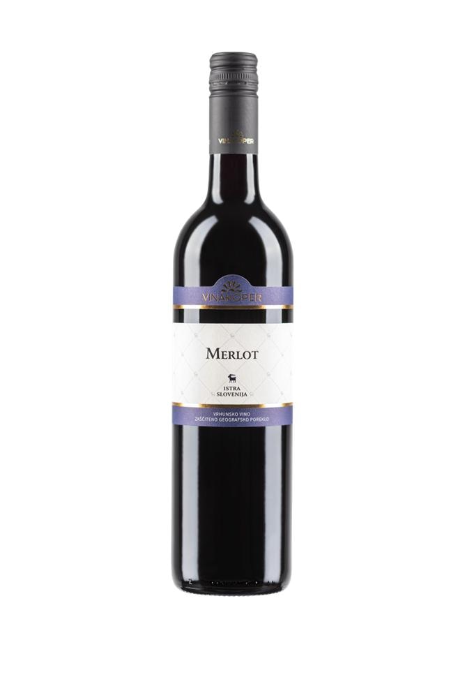 Vino Merlot Prestige 0,75 l Vinakoper - Akcija v trgovini Tuš