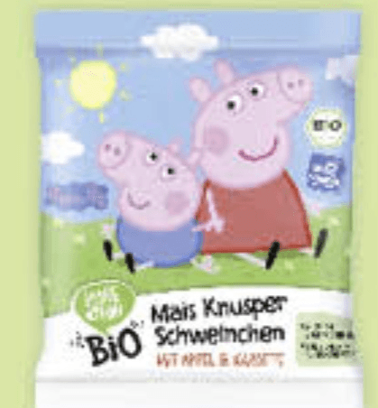 PEPPA PIG prigrizek iz koruze 30 g PURE BIO - Akcija v trgovini Mueller