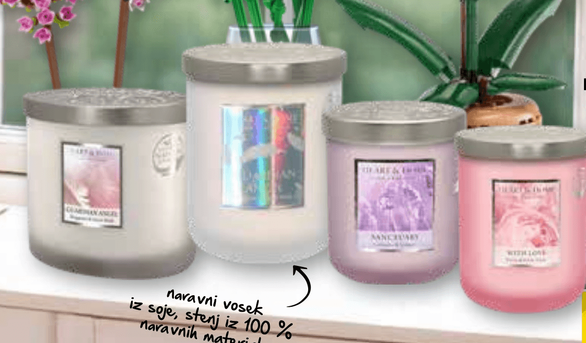 Dišeče svečke Elipsa - Akcija v trgovini Spar