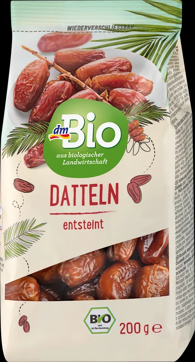 dmBio datlji, sušeni in izkoščičeni 200 g - Akcija v trgovini Dm
