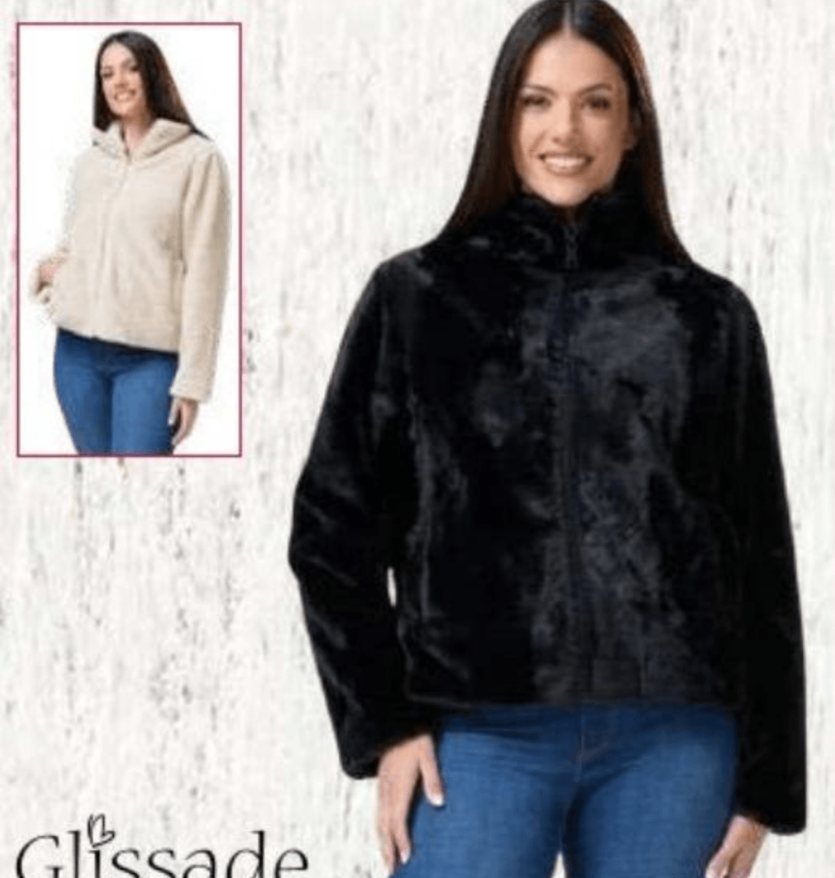 Jopica iz umetnega krzna - Akcija v trgovini Eurospin