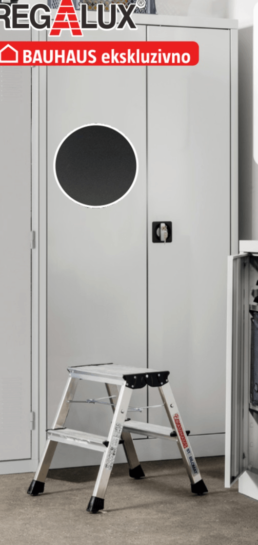 Kovinska omara REGALUX - Akcija v trgovini Bauhaus