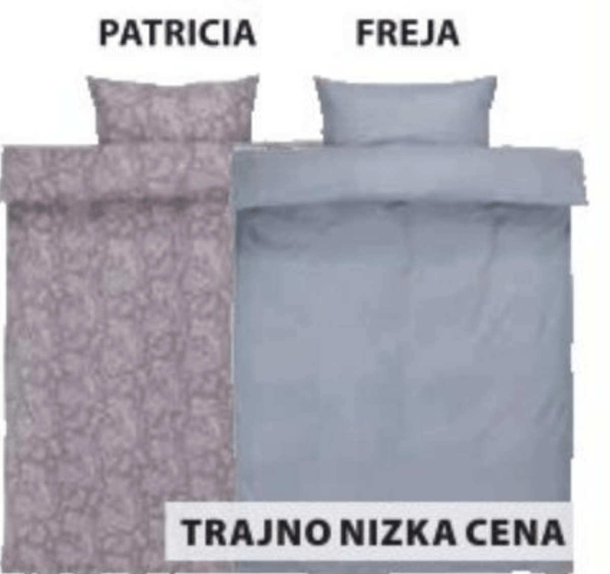 Posteljnina FREJA 140x200+50x70/75 cm - Akcija v trgovini Jysk