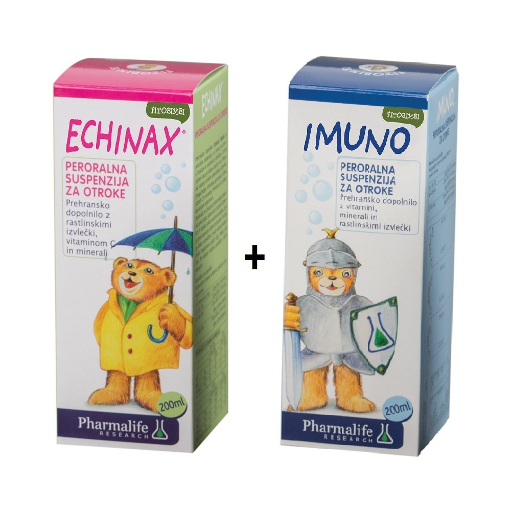 Fitobimbi prehranska dopolnila Imuno, Echinax in Vitamix Akcija v trgovini E.Leclerc