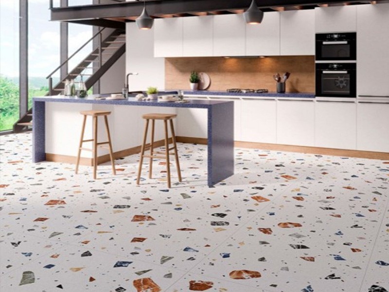 Ploščica Terrazzo Multicolor Akcija v trgovini Obi