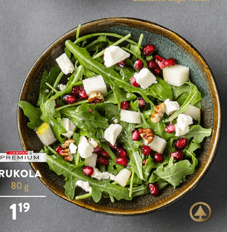 Rukola 80 g DESPAR PREMIUM - Akcija v trgovini Spar
