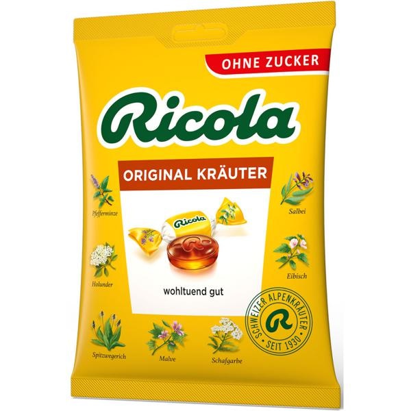 Bomboni Ricola 75 g - Akcija v trgovini Tuš