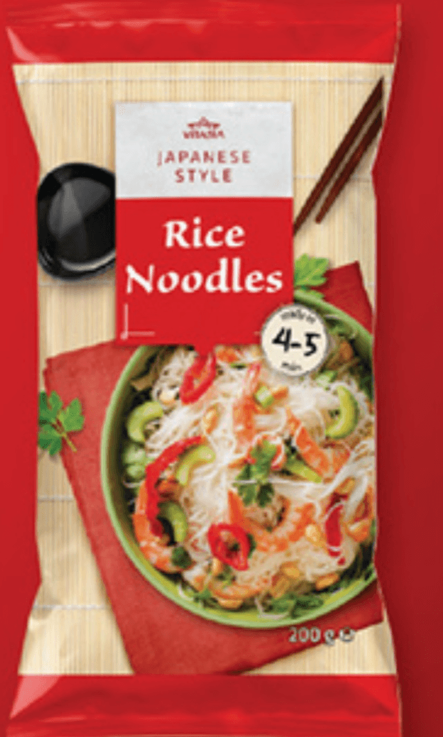 VITASIA Riževi rezanci 200 g - Akcija v trgovini Lidl