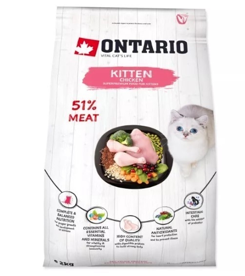 Ontario Kitten briketirana hrana za mačje mladiče Akcija v trgovini Mr. Pet