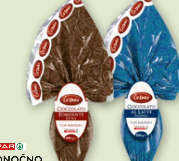 Velikonočno jajce 800 g DESPAR Ca' Dolce - Akcija v trgovini Spar