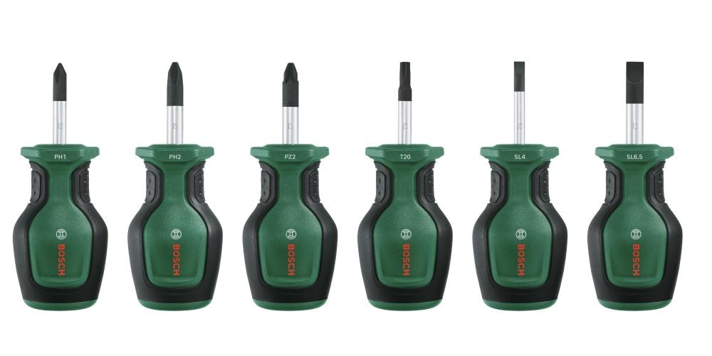 Bosch Set kratkih izvijačev 4-delni - Akcija v trgovini Merkur