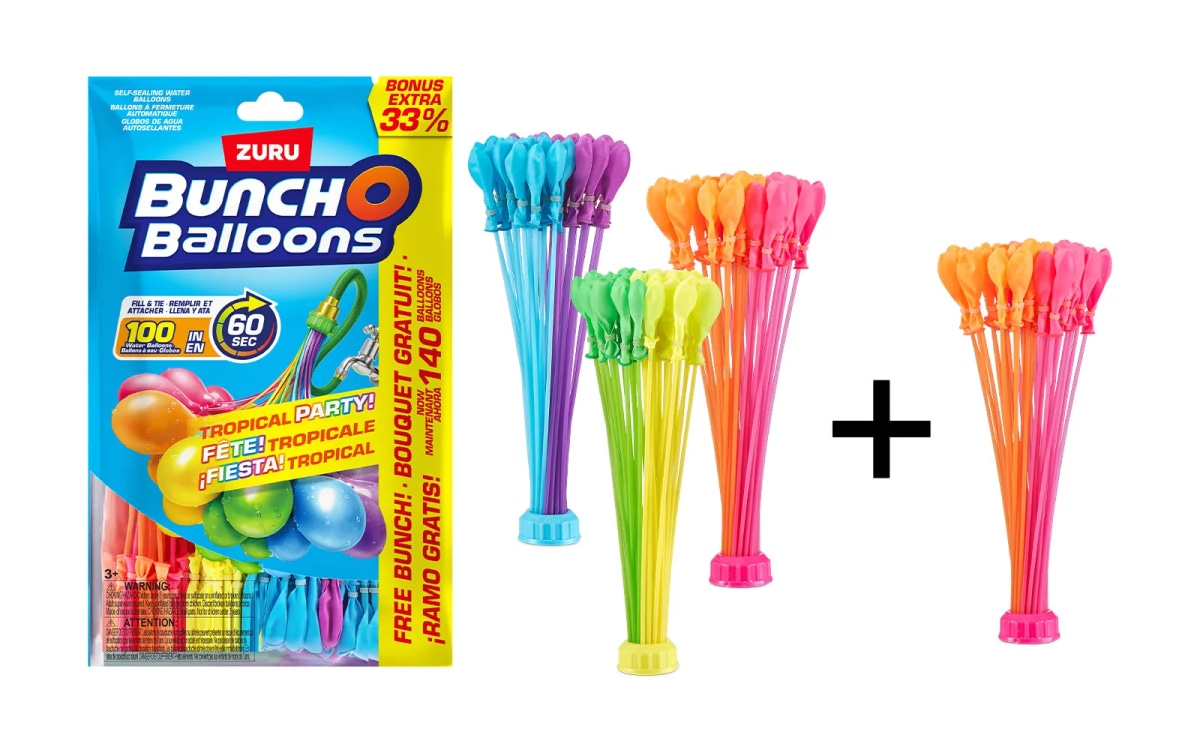 Bunch vodni baloni 100/1 + 40 GRATIS - Akcija v trgovini Jager