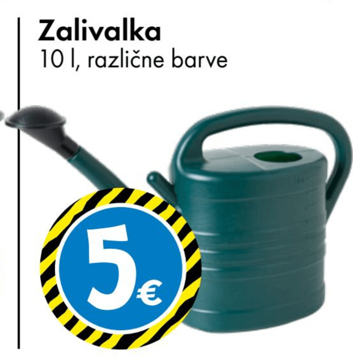 Zalivalka 10 l - Akcija v trgovini Tedi