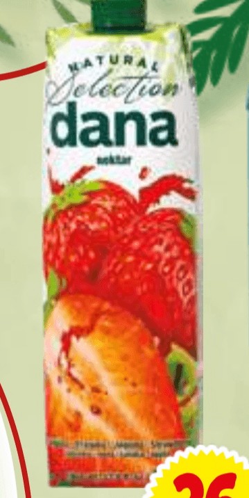 Sadni nektar Dana 1 l - Akcija v trgovini E.Leclerc