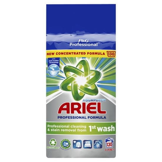 Detergent za pranje perila Ariel Proffesional 7,15 kg ali do 130 pranj - Akcija v trgovini E.Leclerc
